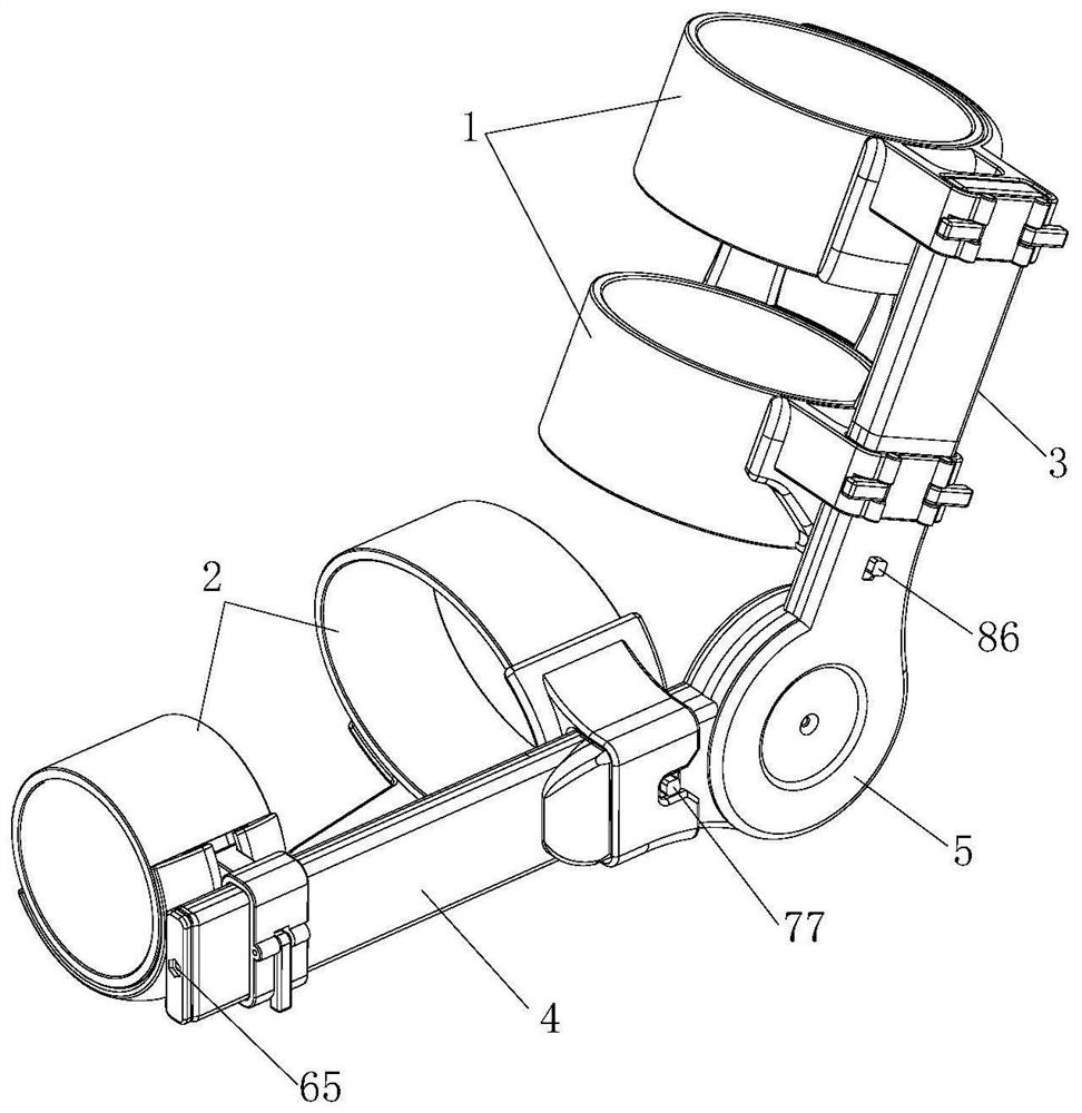 Passive elbow joint assisting exoskeleton capable of storing energy