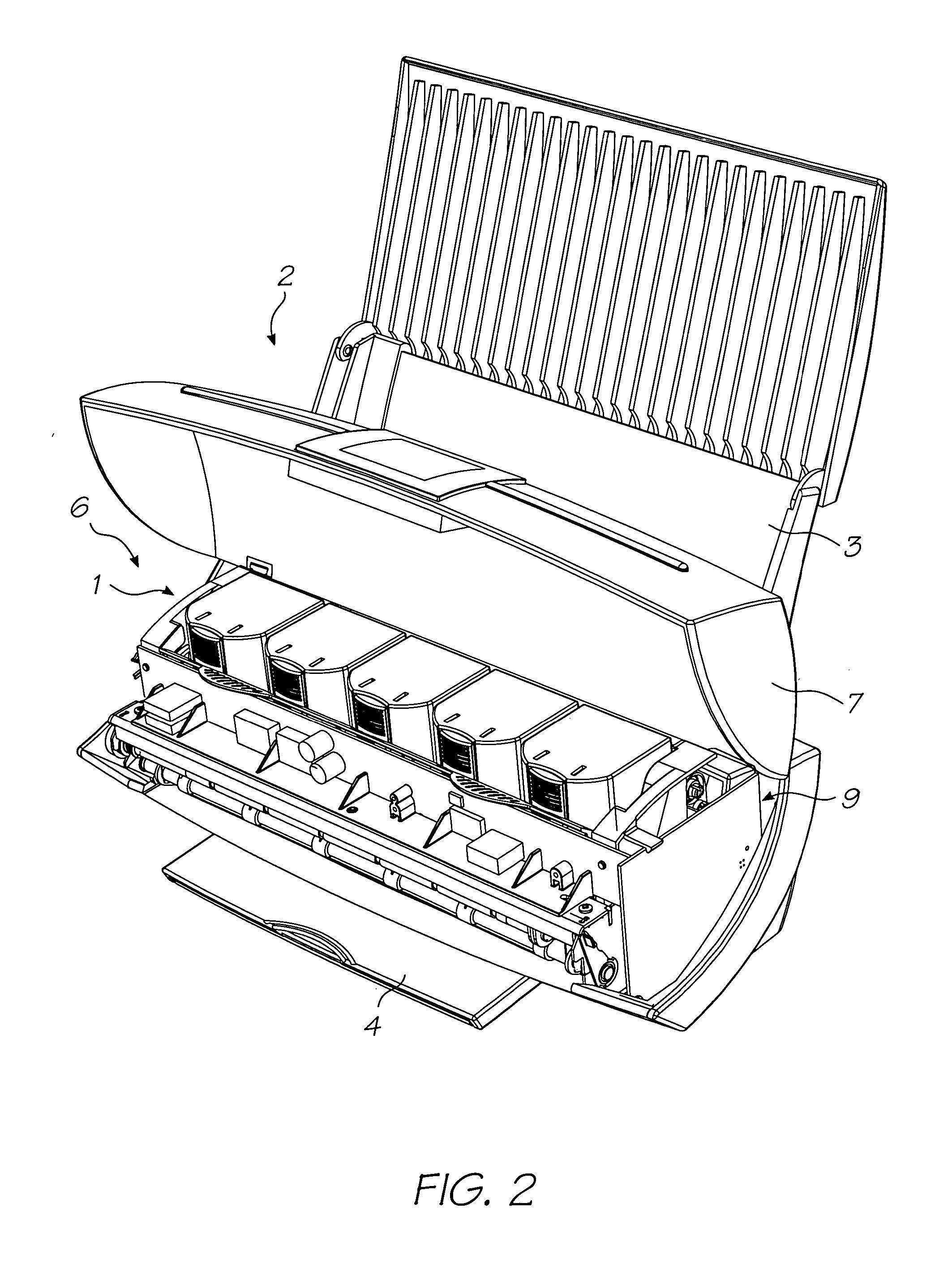 Printhead cartridge with bracing for reducing structural deflection