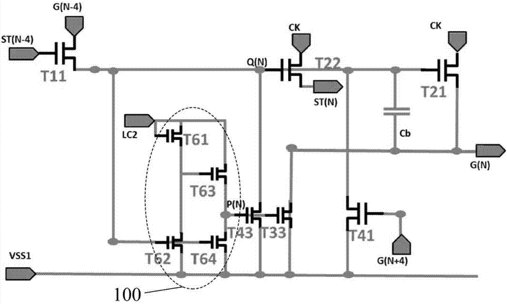 GOA circuit and LCD device