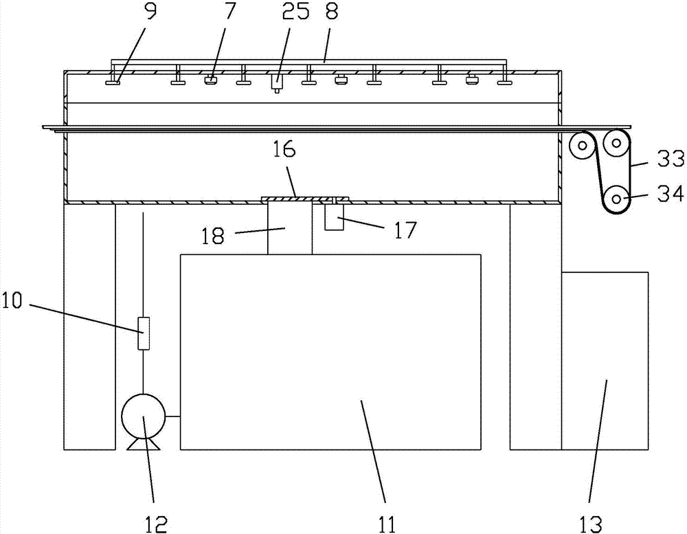 Window glass sealing rubber strip production line with automatic winding function