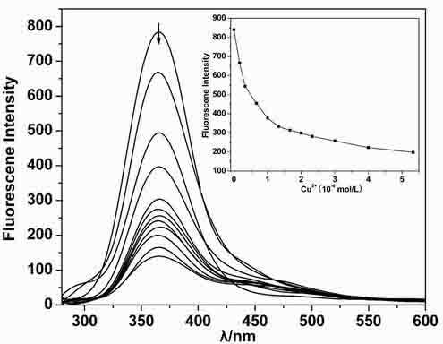 Benzene Derivative Metal Ion Fluorescent Probe and Its Application