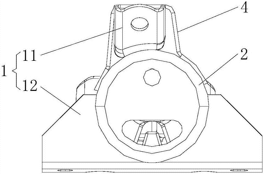 Left suspension cushion assembly