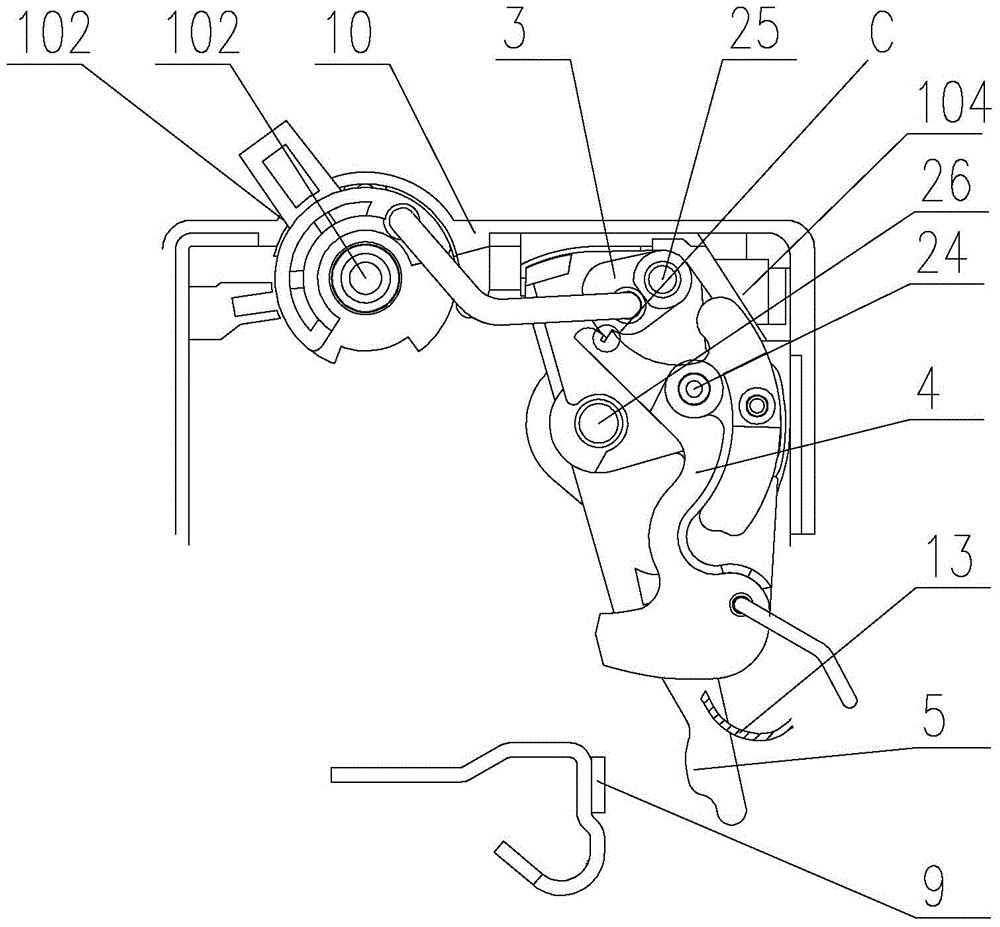 Operating mechanism of modularized breaker