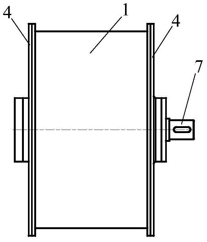 On-board flywheel energy storage device