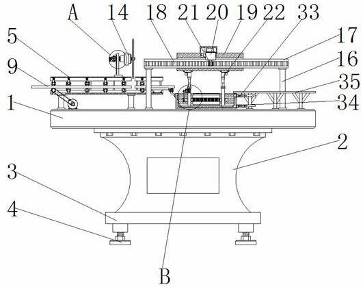 A kind of automatic cooling and cutting equipment for special steel production