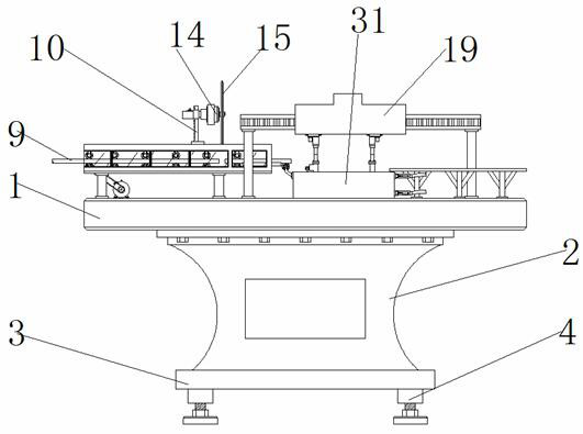 A kind of automatic cooling and cutting equipment for special steel production