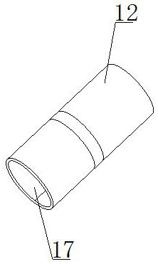 Stamping device for hand shank of slide rail of automobile seat