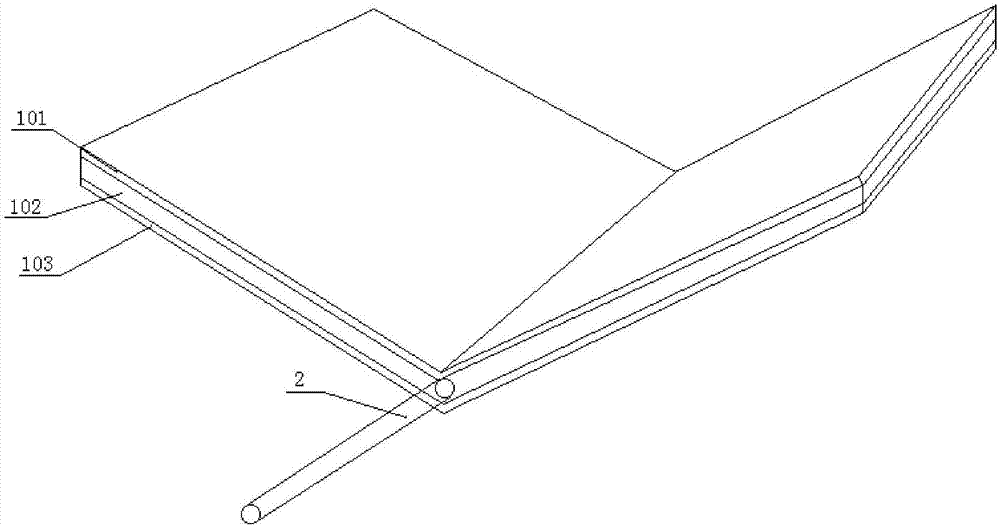 Soil seepage water stratification sampler as well as use method and collecting plate thereof