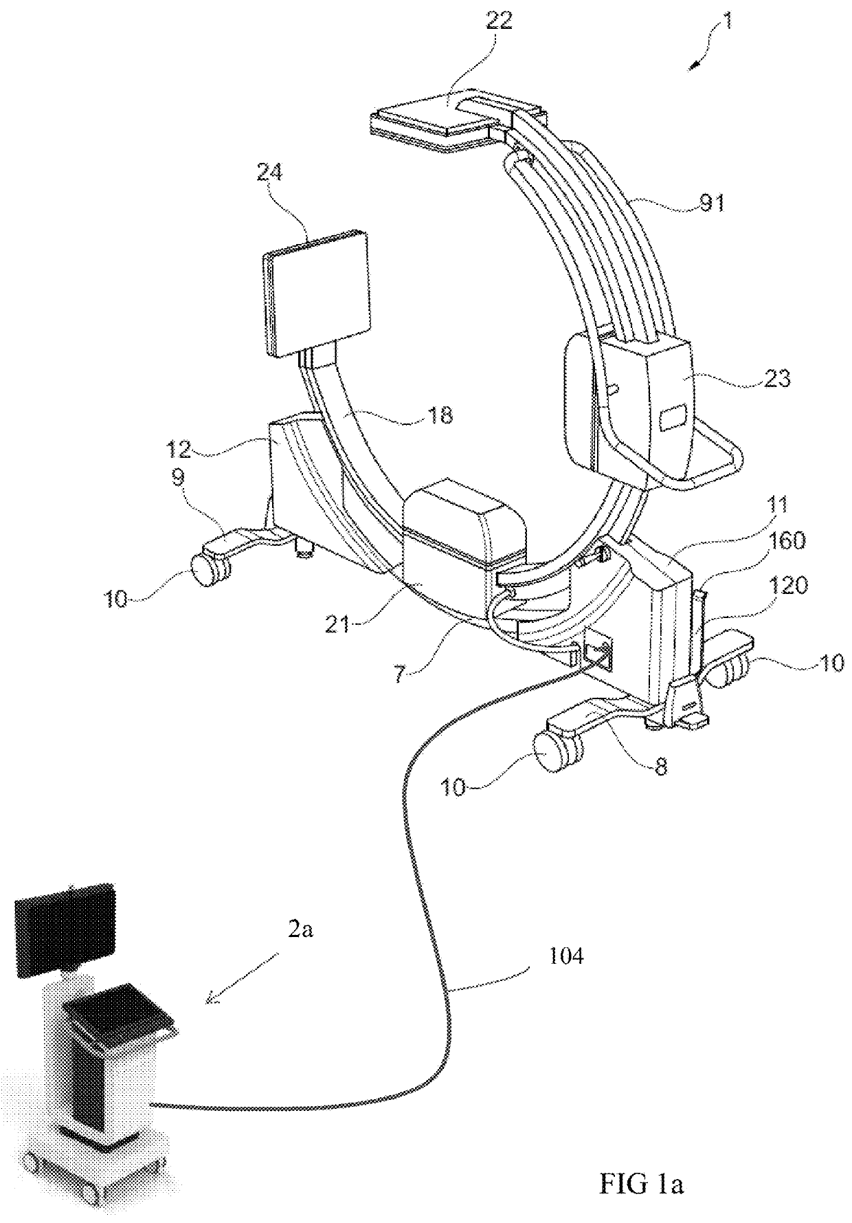 Flat panel X-ray imaging device—twin flat detector signal synchronization