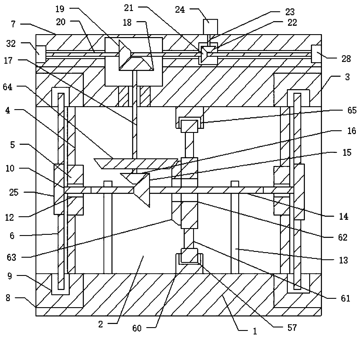 A sewer anti-blocking automatic dredging connecting pipe