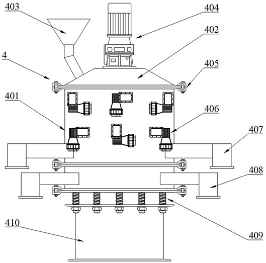 Device and method for preparing molten iron heat preservation slag melting agent for ironmaking