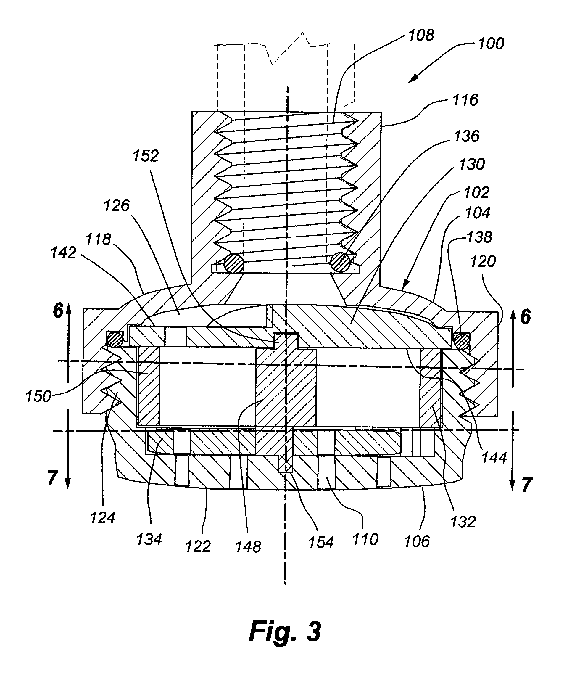 Low-speed pulsating showerhead