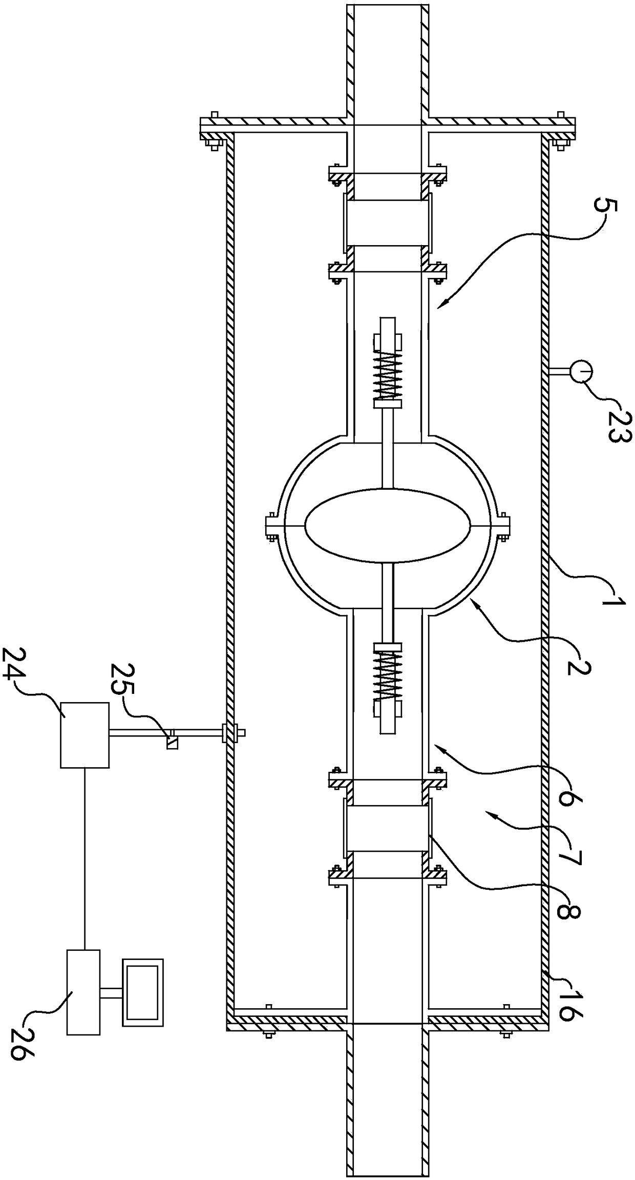 Negative pressure bidirectional detonation flame-proof device