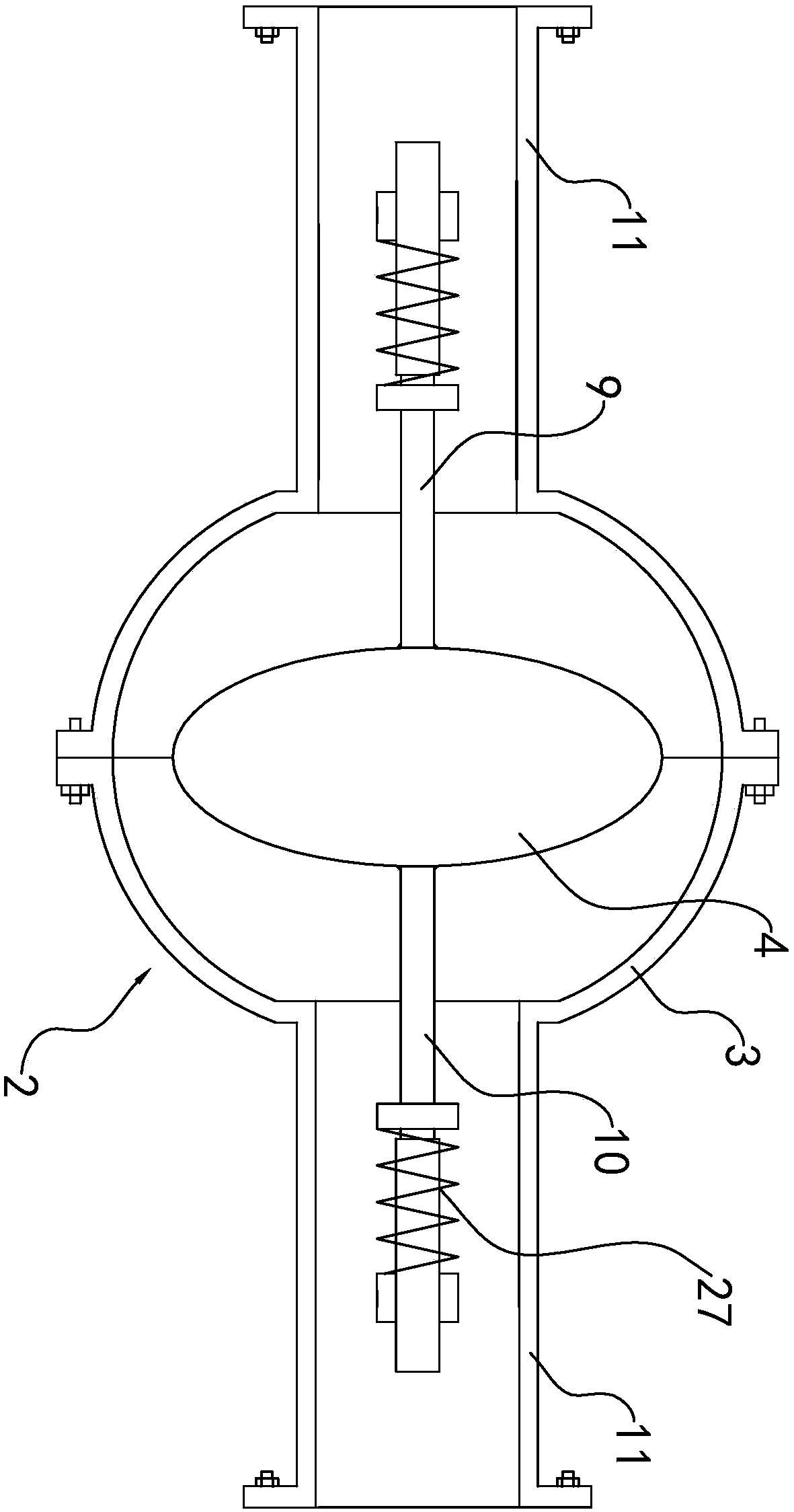 Negative pressure bidirectional detonation flame-proof device