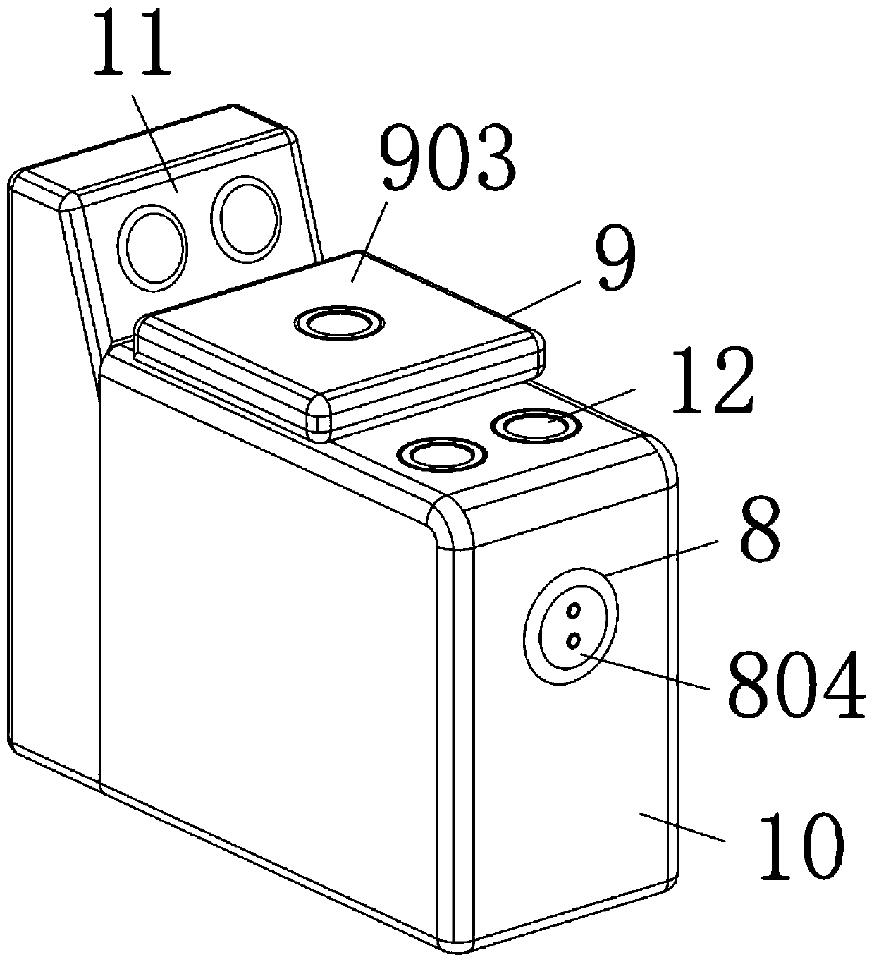 Combined sofa convenient to adjust and fix