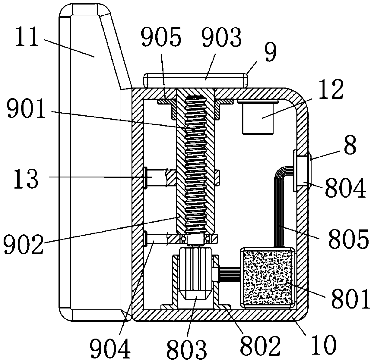 Combined sofa convenient to adjust and fix