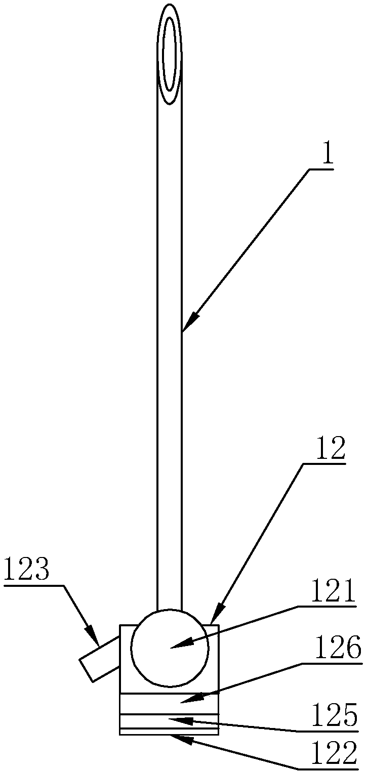 Liquid discharging device for abdominocentesis