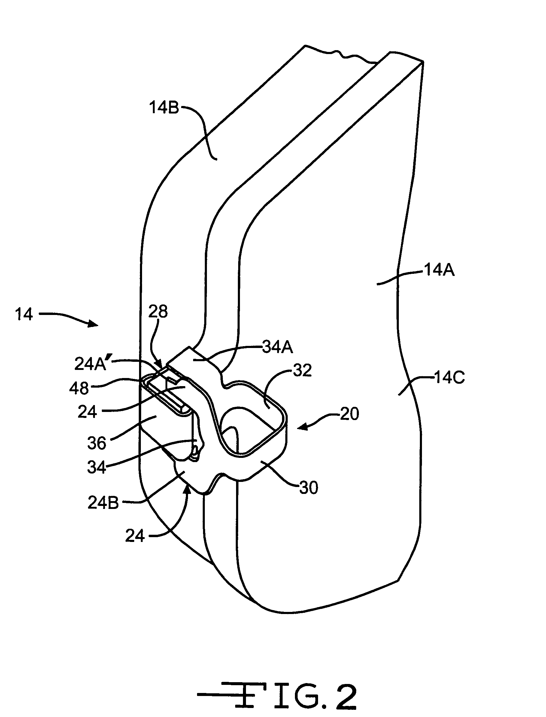 Pad retraction spring for a brake shoe assembly and a disc brake assembly