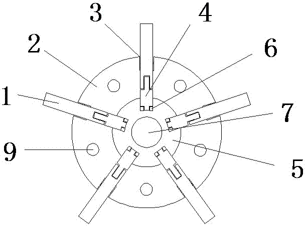 Quick grabbing mechanism of mechanical parts