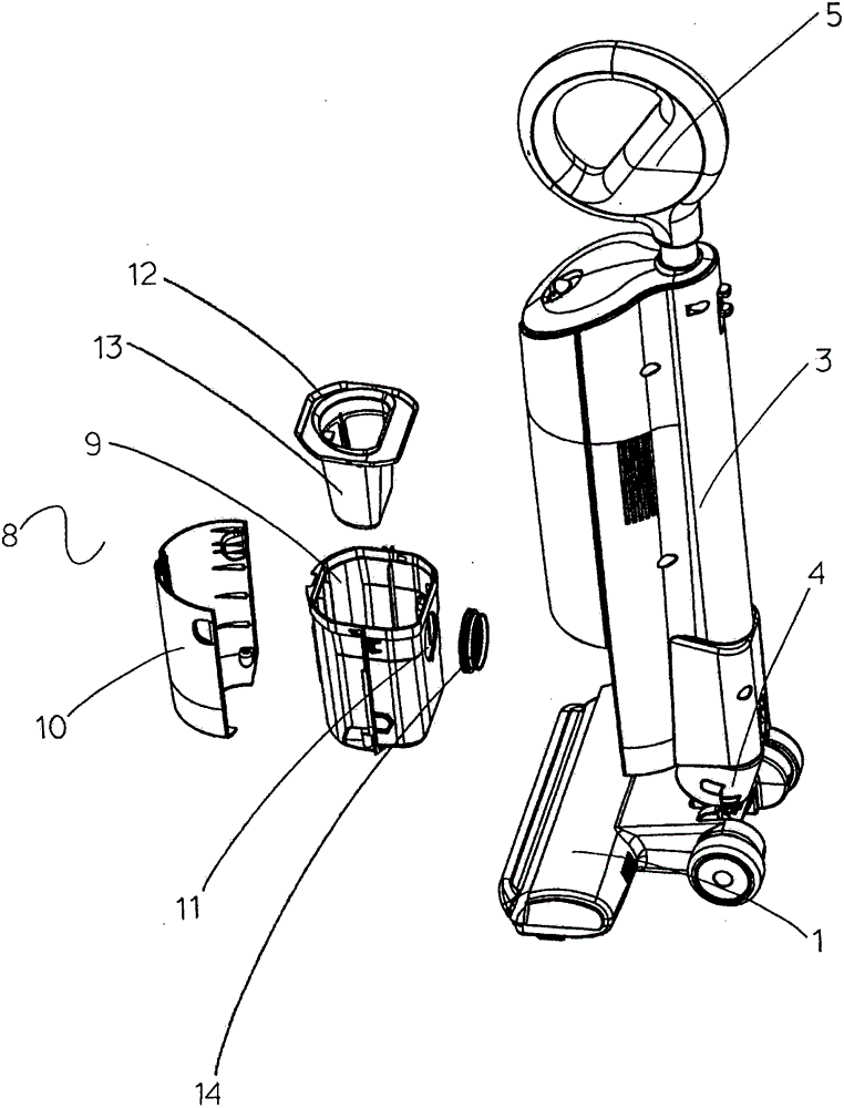 Vertical dust collector