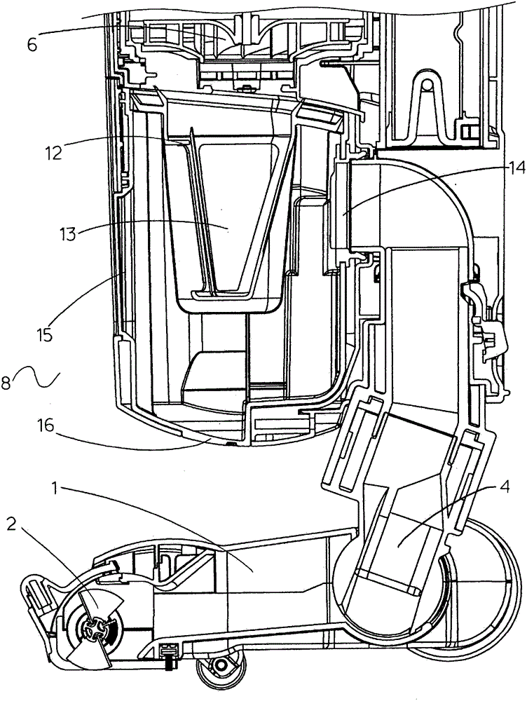 Vertical dust collector