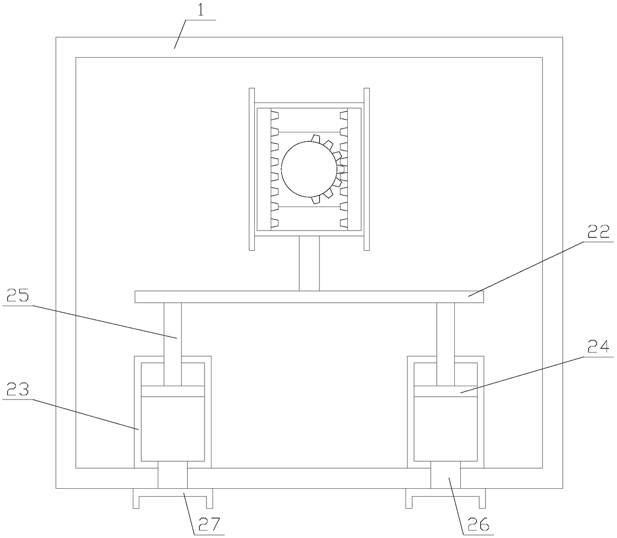 An anti-falling code scanning device based on the block chain technology