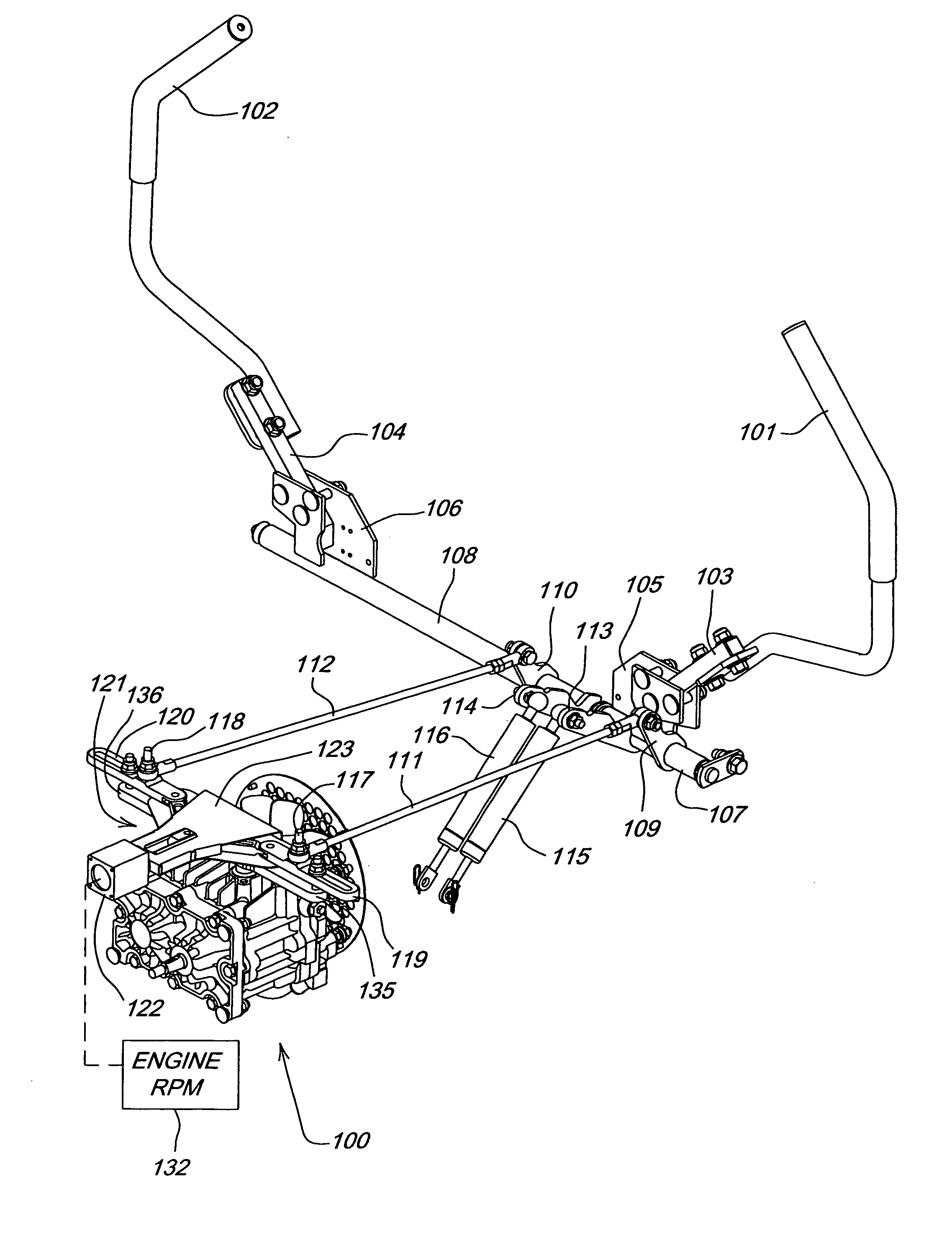 De-stroking dual hydrostatic pump