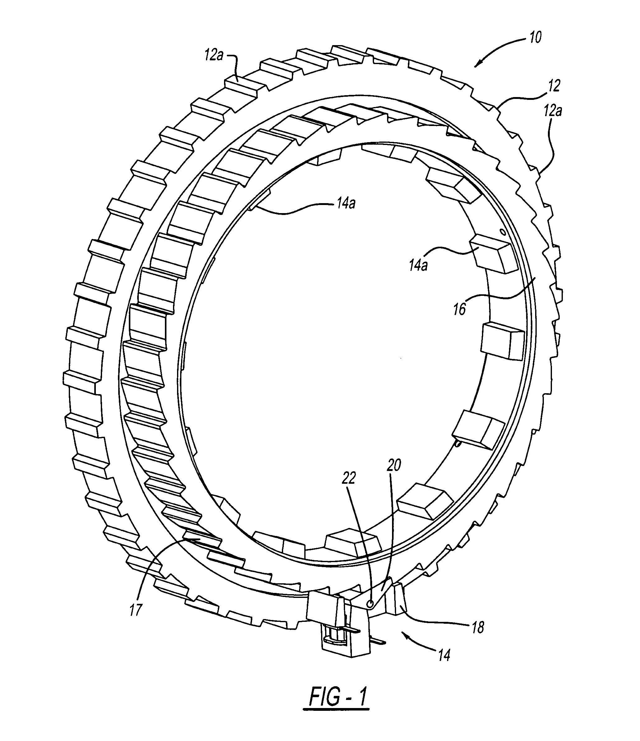 Electric actuator module for selectable clutch