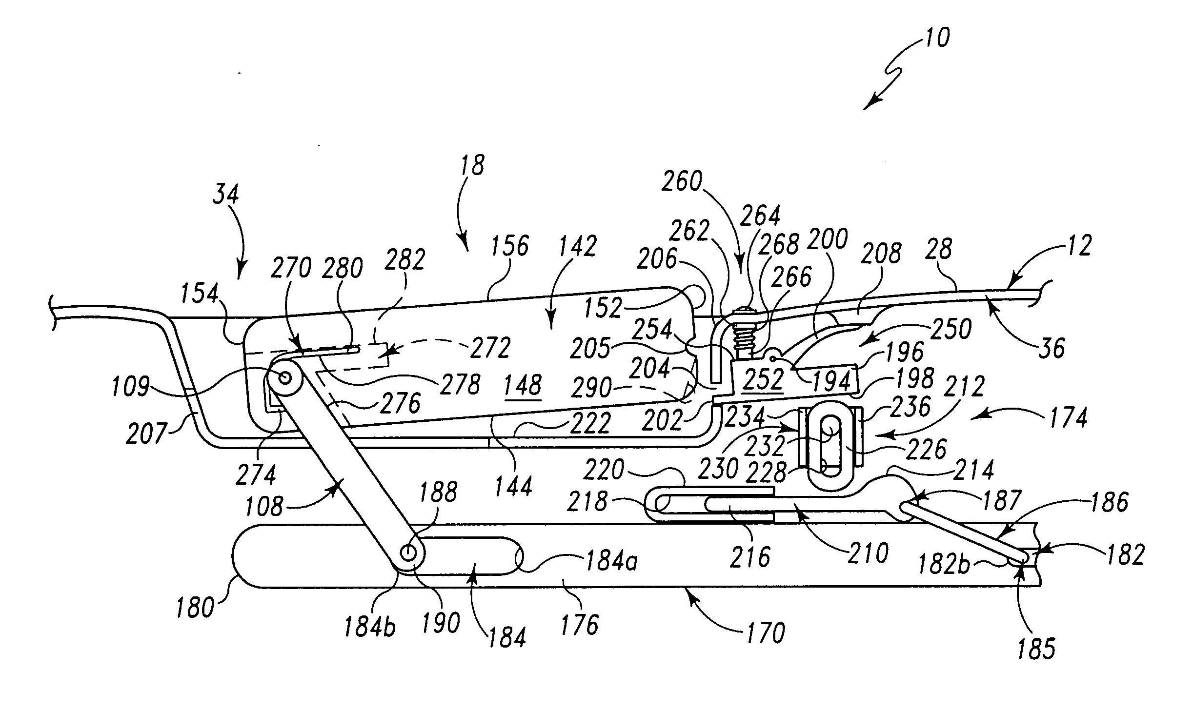 Movable control panel for a patient support