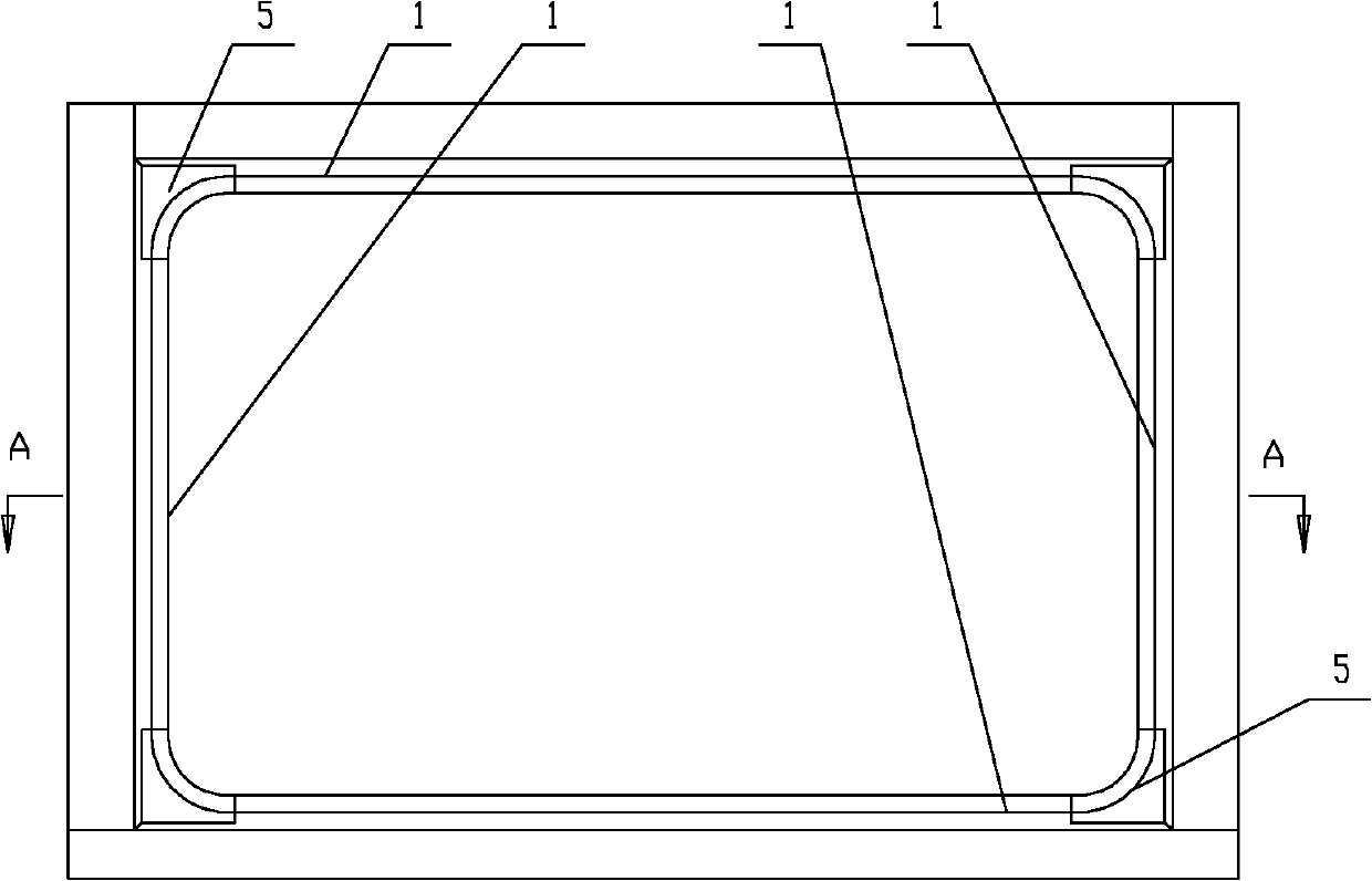 Rail vehicle window and mounting method thereof