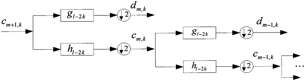 Mallat algorithm-based marine gravity measurement error eliminating method