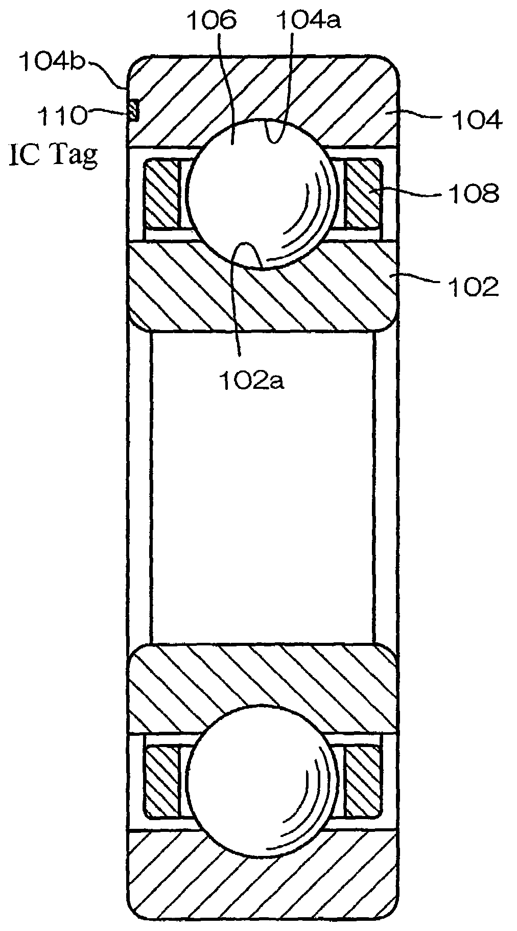 Machine components having IC tags, quality control method and abnormality detecting system