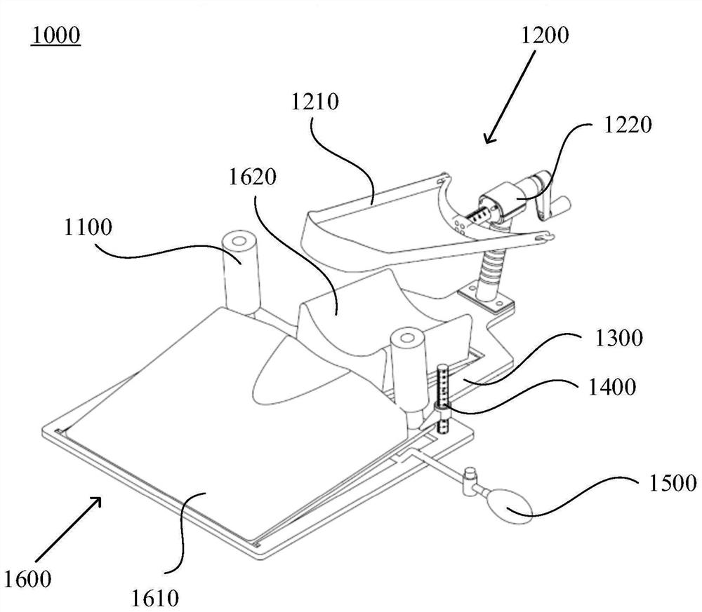 Cervical vertebra positioning device and operating bed