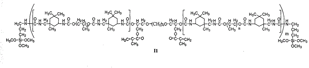 Ultraviolet ray and moisture dual-cured modified polyurethane and preparation method thereof