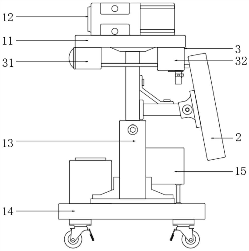 Drawing measurement device suitable for highway design in windy and dusty area