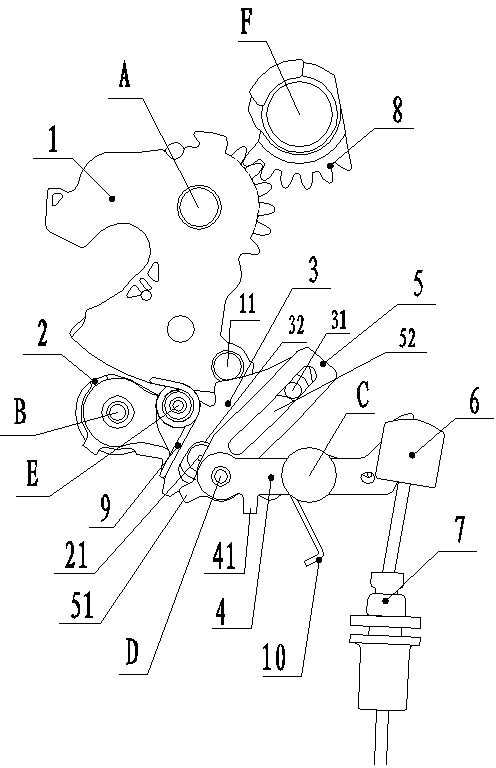 Remote electric dragging-in mechanism of automobile door lock