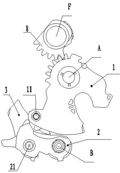 Remote electric dragging-in mechanism of automobile door lock