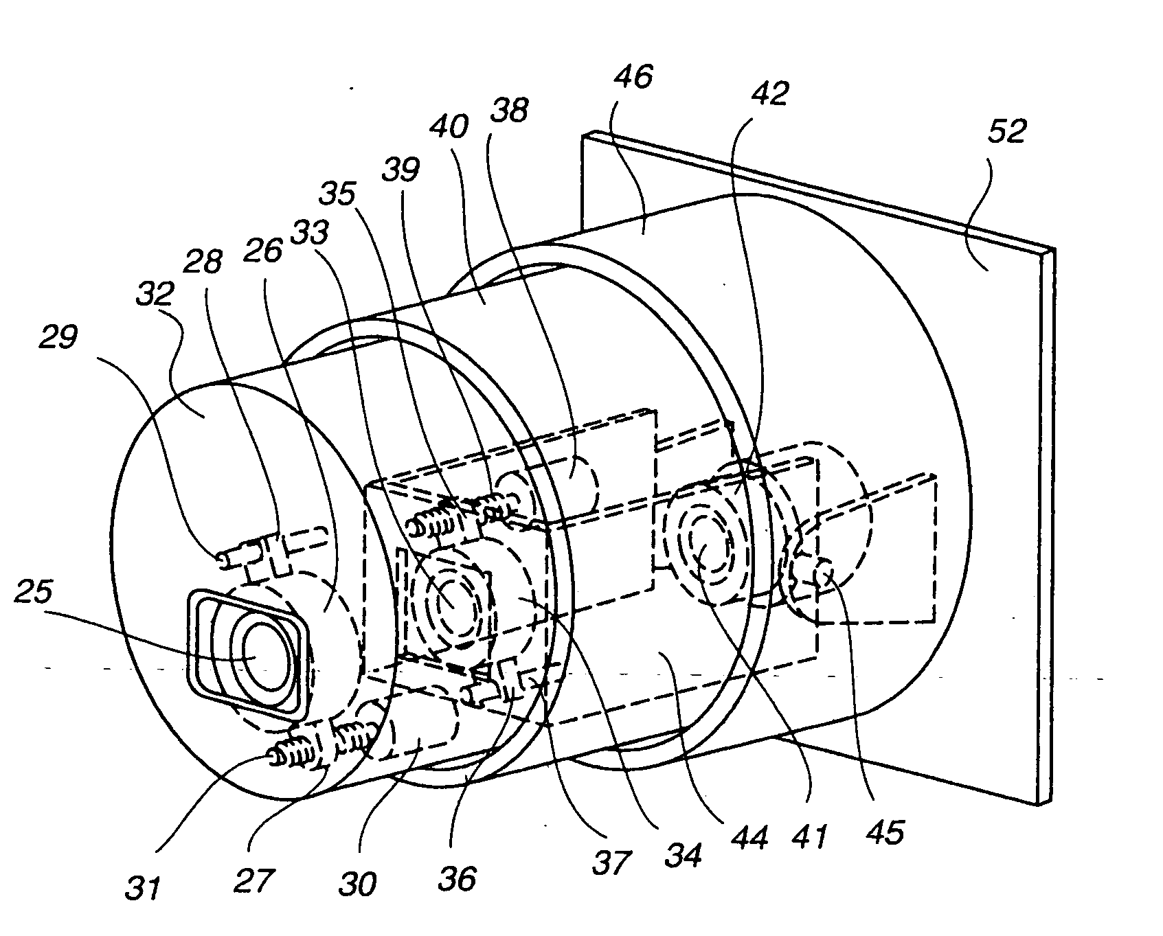 Zoom lens mechanism partly foldable and retractable