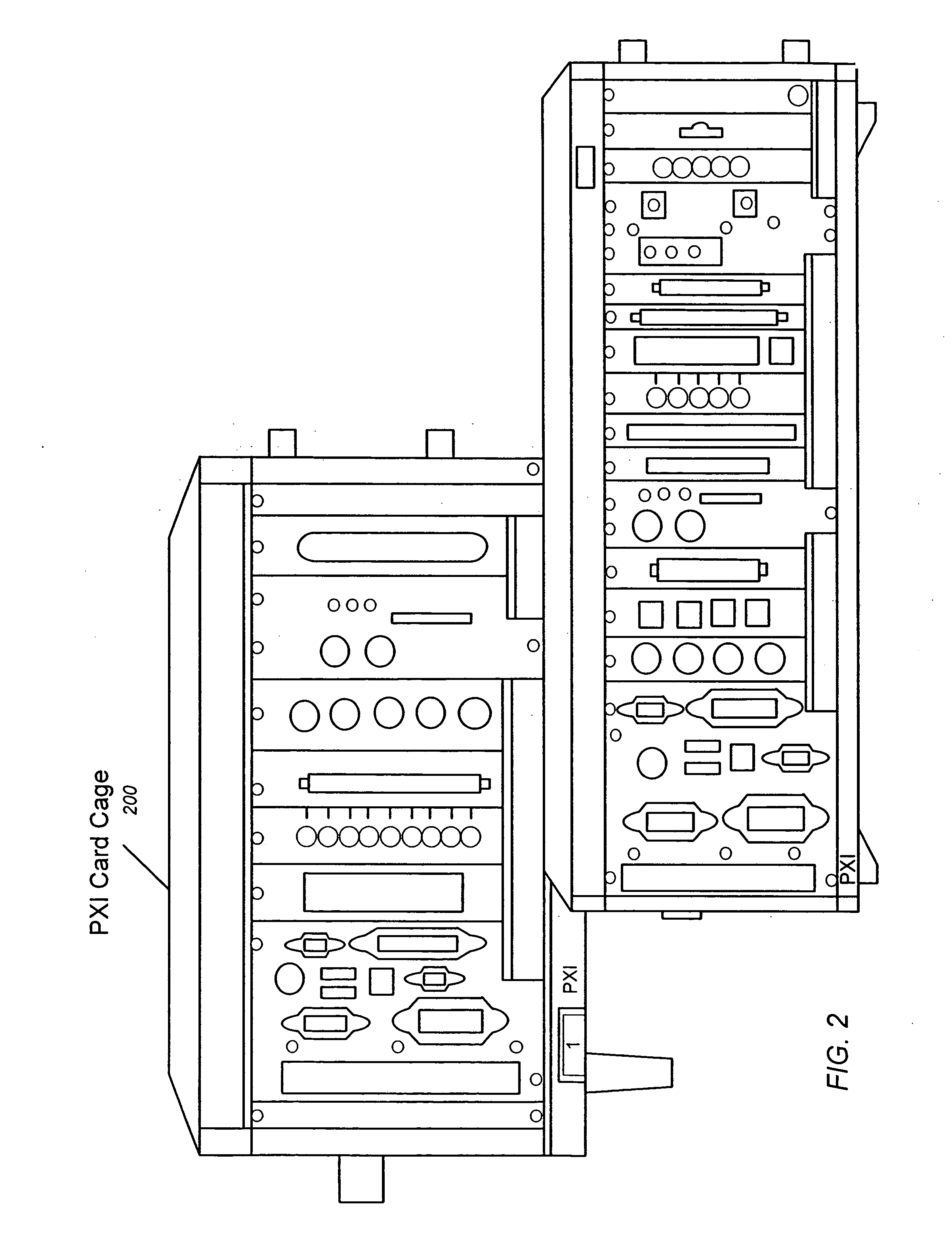 Circuit card synchronization within a standardized test instrumentation chassis