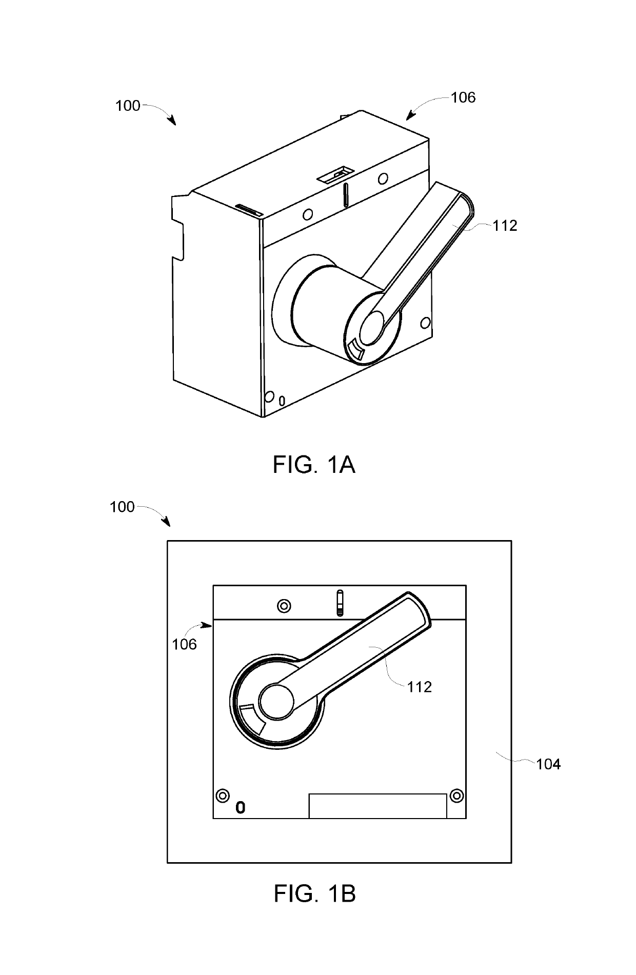 Circuit breaker including rotary handle