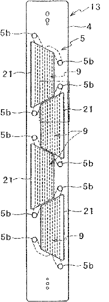 Liquid discharge head and recording device using same