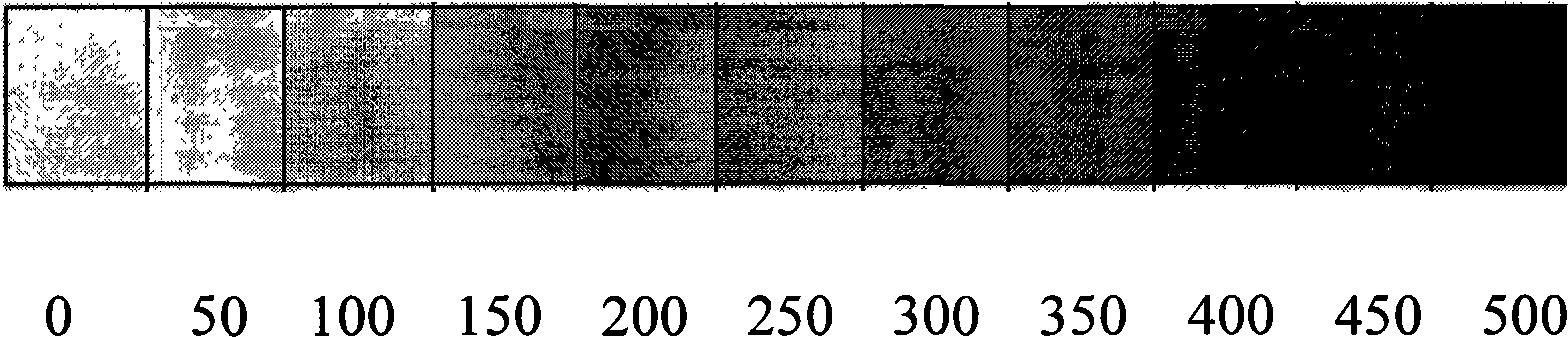 Test strip for fast testing nitrate in food via enzyme method