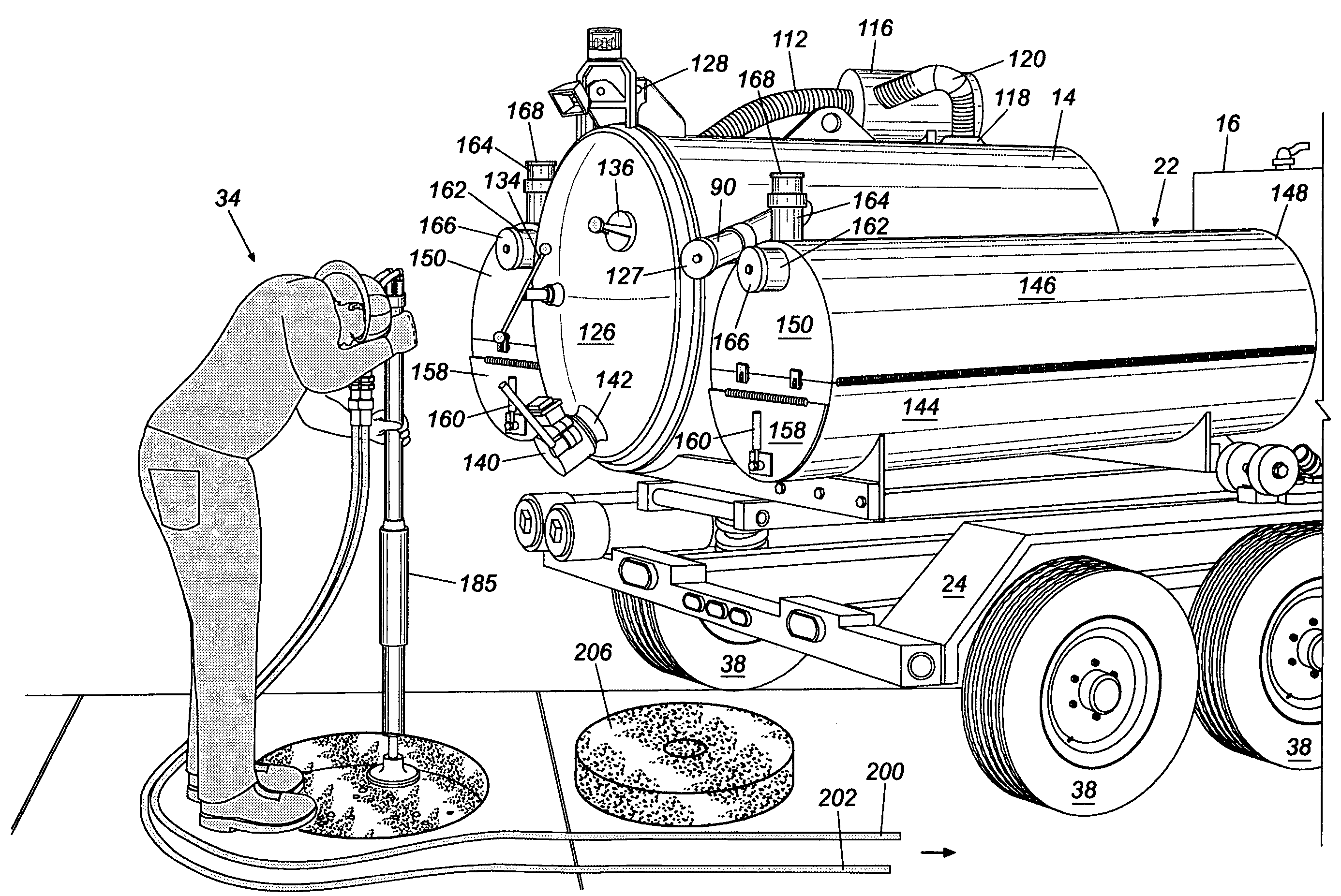 Digging and backfill apparatus