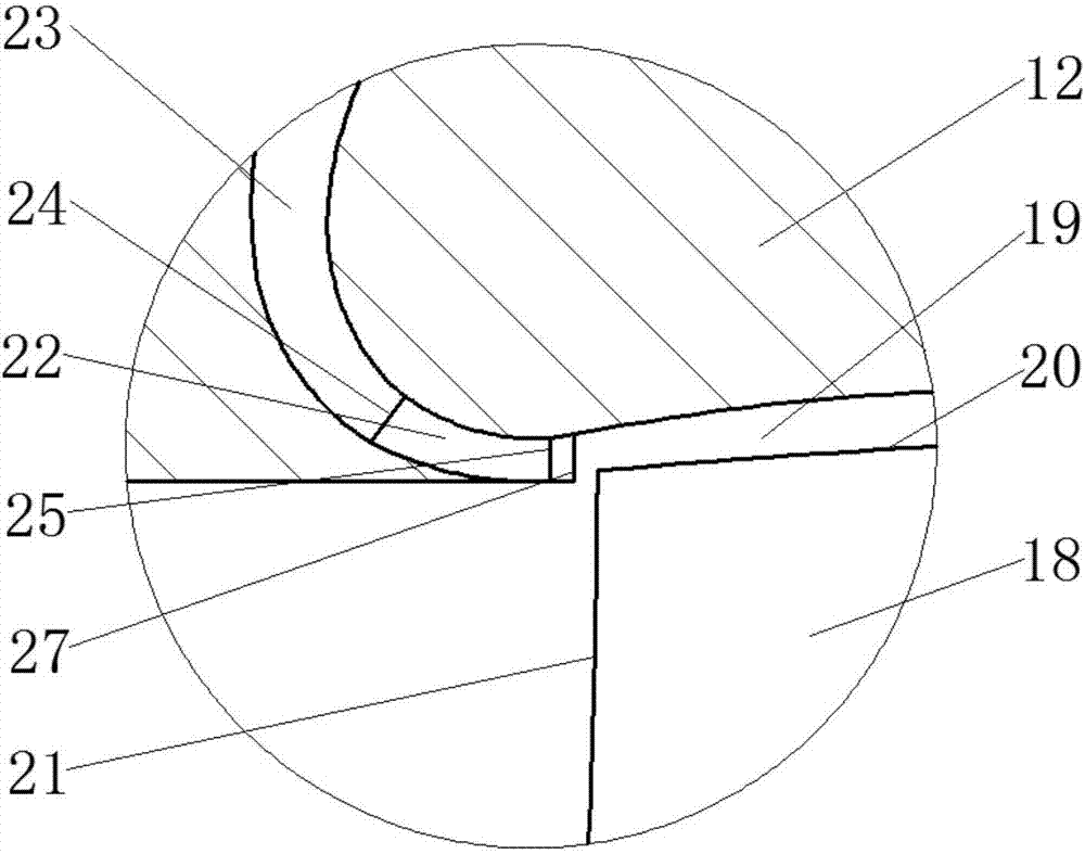 Self-circulation treatment casing for simultaneously improving stator corner region flowing