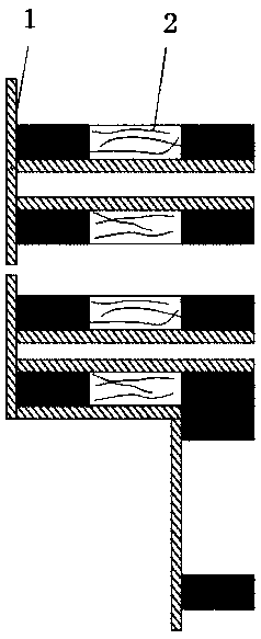 Construction method for installation and positioning of embedded rubber water-stop belt