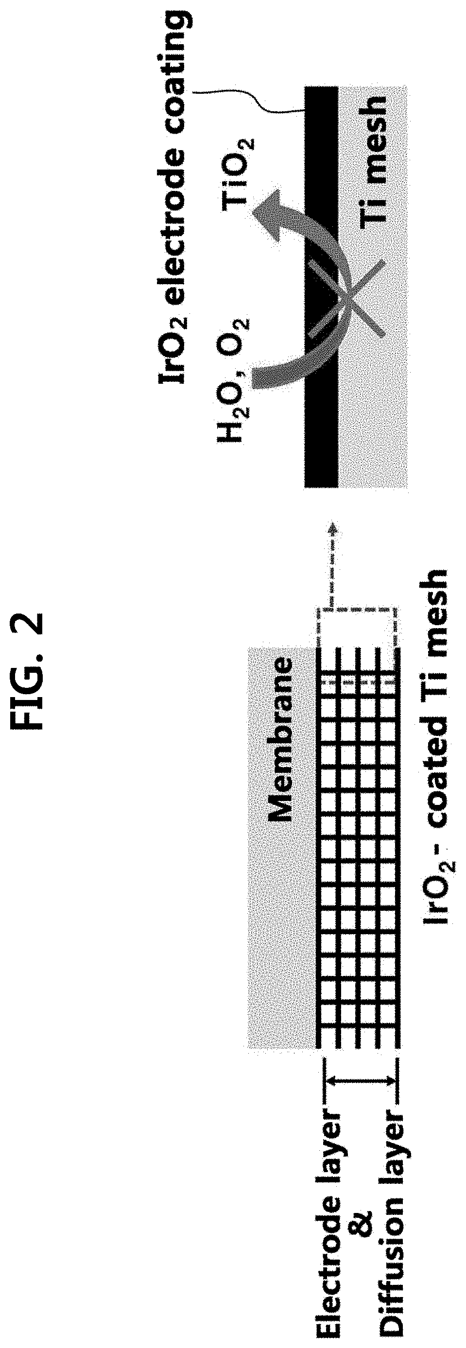 Iridium oxide electrodeposited porous titanium composite layer of polymer electrolyte membrane water electrolysis apparatus, method for preparing the same, and polymer electrolyte membrane water electrolysis apparatus using the same