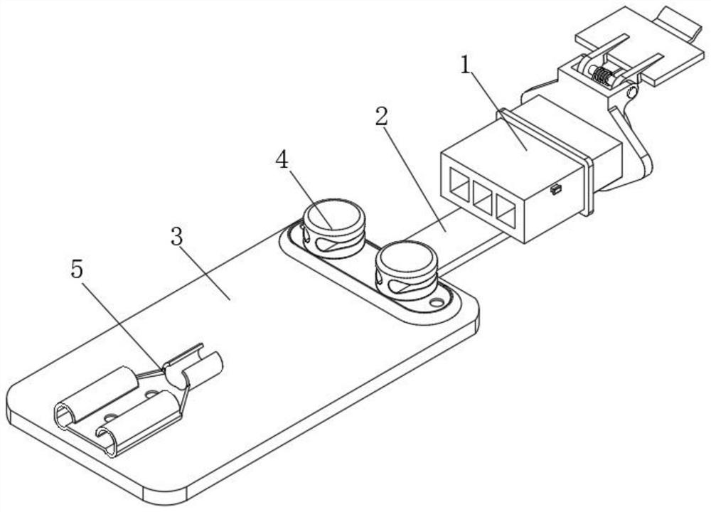 Information engineering data line arrangement device