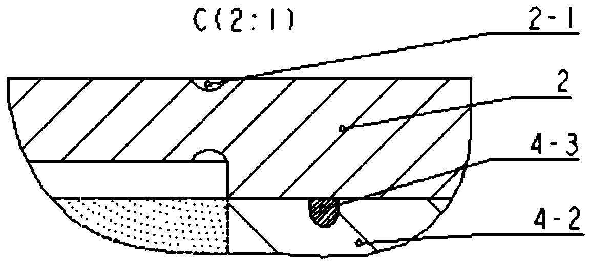 Three-dimensional damping hinge base for parallel machine tool vibration reducing