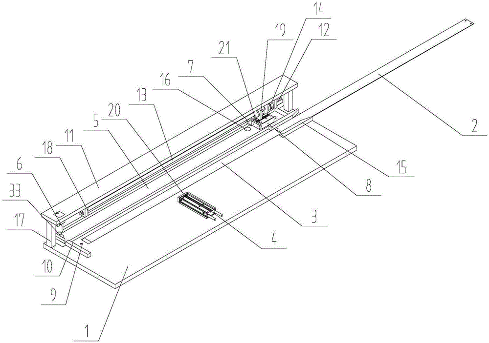 Device of utilizing planar mirror set to determine qualification of shelf crossbeams