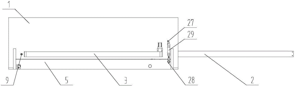 Device of utilizing planar mirror set to determine qualification of shelf crossbeams